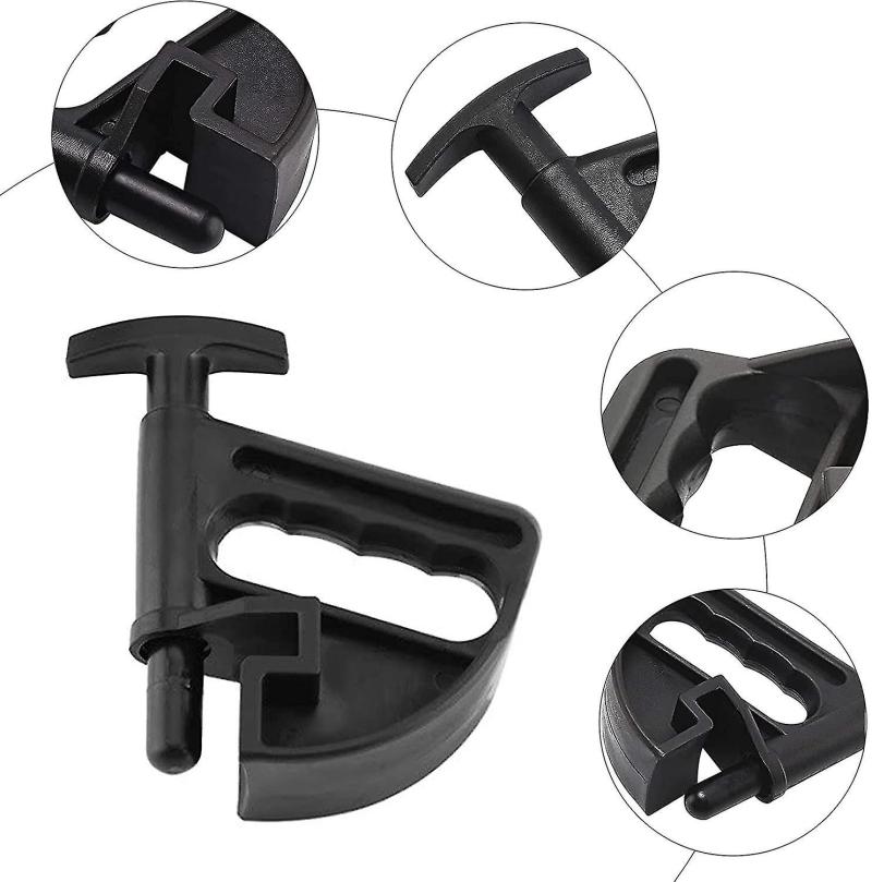 Tire Removal Demount Tool: Durable High Quality Plastic Wheel Protection - 2 Bead Clamps Secure Tire Position Tire Mount Auxiliary Tool for Most Rims Including Low Profile Tires - Image 3