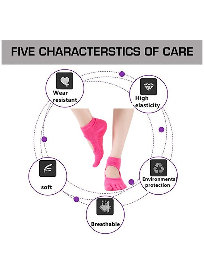 Generic Anti-Skid Breathable Fitness Yoga Socks - Image 2