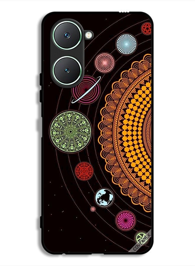 Covernex Vivo Y18i 4G Protective Case Cover Mandala Solar System Art
