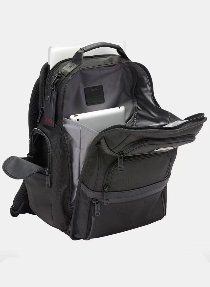 TUMI Alpha 3 Men's Slim Solutions Brief Pack Laptop Tablet Business bag Backpack,Classic Ballistic Nylon， Black，One Size - Image 2