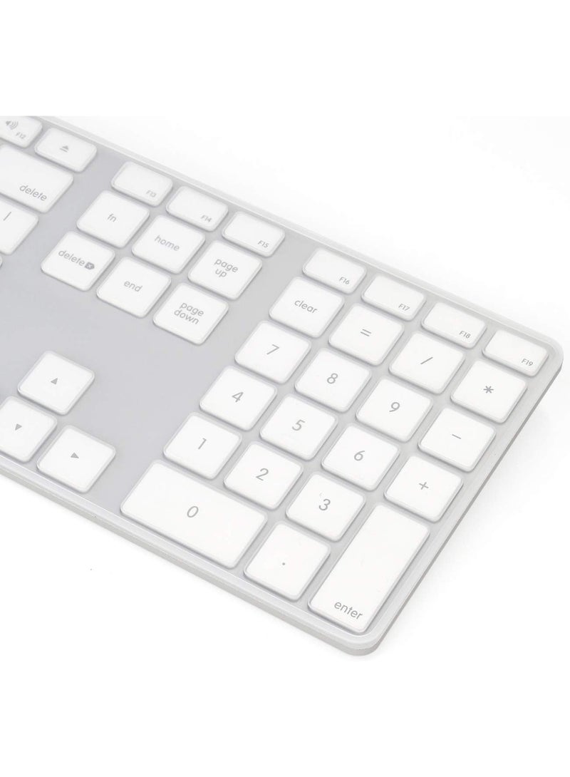 ProElife Keyboard Cover Skin for Apple Wired USB Keyboard with Numeric Keypad (A1243, Model MB110LL/B, NOT FIT Magic Keyboard) Ultra Thin Silicone Full Size Protector (Item Folded in Package) - Image 2