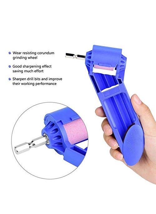 DIY Crafts DIY Crafts Diamond Drill Bit Corundum Grinding Wheel Drill Bit Sharpener (Drill Bit Sharpener DIY Working Tools) Titanium Portable Powered Tool A DIY Tool (Pack Of 1 Pc, Shade No # 2)  - Image 4