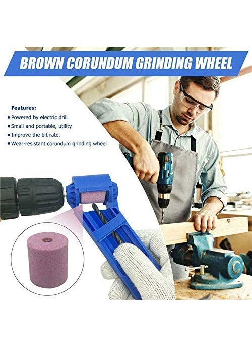 DIY Crafts DIY Crafts Diamond Drill Bit Corundum Grinding Wheel Drill Bit Sharpener (Drill Bit Sharpener DIY Working Tools) Titanium Portable Powered Tool A DIY Tool (Pack Of 1 Pc, Shade No # 2)  - Image 2