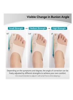 SYOSI Bunion Corrector Socks for Women Big Toe, 1Pair Large Bunion Corrector, Bunion Relief Fix Toe Straightener for Athletes, Bunions Correction for in Shoes, Bunion Fix, Day Night Support  - Image 3