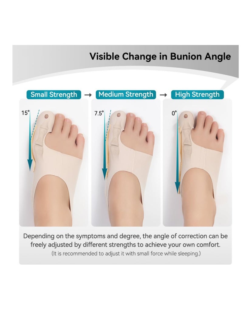 SYOSI Bunion Corrector Socks for Women Big Toe, 1Pair Large Bunion Corrector, Bunion Relief Fix Toe Straightener for Athletes, Bunions Correction for in Shoes, Bunion Fix, Day Night Support  - Image 3