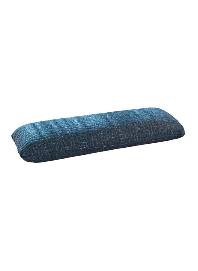 The White Willow Short Body Pillow Cooling Gel Memory Foam Sleeping Soft Bed, Hug Pillow Insert for Sleeping & Side Sleeper (10W x 30L Inch) with Grey Zipper Cover German Technology by BASF  - Image 1