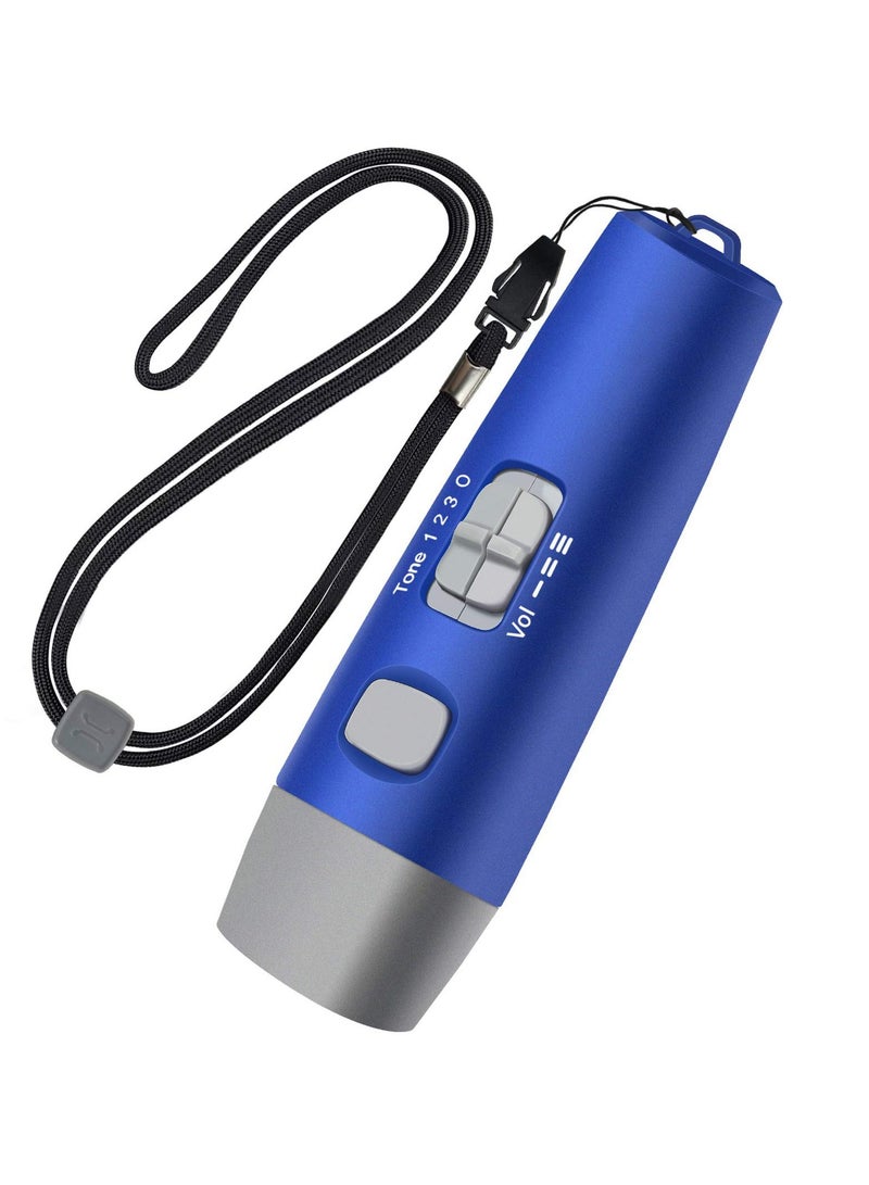 Generic Electronic Whistle, Adjustable 3 Tone u0026 3 Volume Electric Whistle with Lanyard Sports Whistle for Teacher Coach Referee Emergency Whistle for Volleyball Soccer Sports Outdoor (Blue) - Image 1