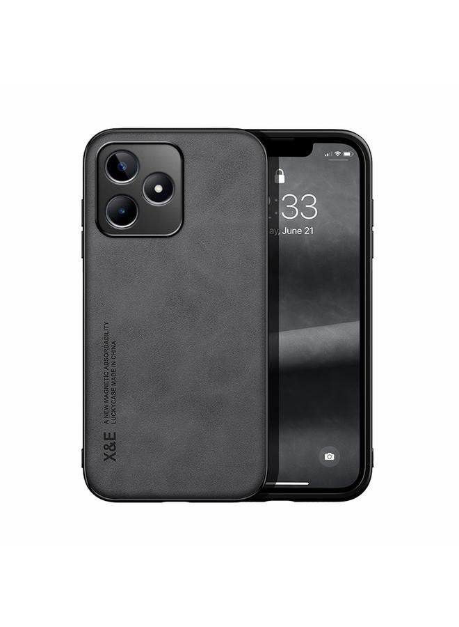 S-TOP Case For Realme C53 Skin Feel Magnetic Leather Back Phone Case - Image 1