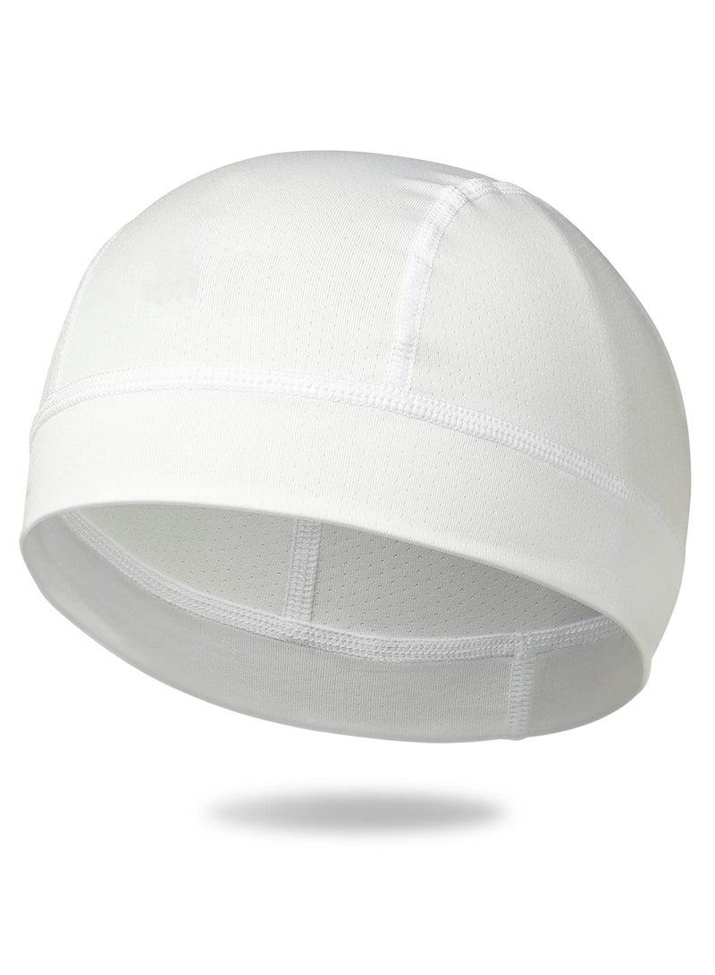 SYOSI Cycling Skull Cap Under Helmet Summer Breathable Mesh Helmet Liner Sun Protection Beanie for Men Women Sweat Wicking Hat for Motorcycling Cycling Football Running - Image 1