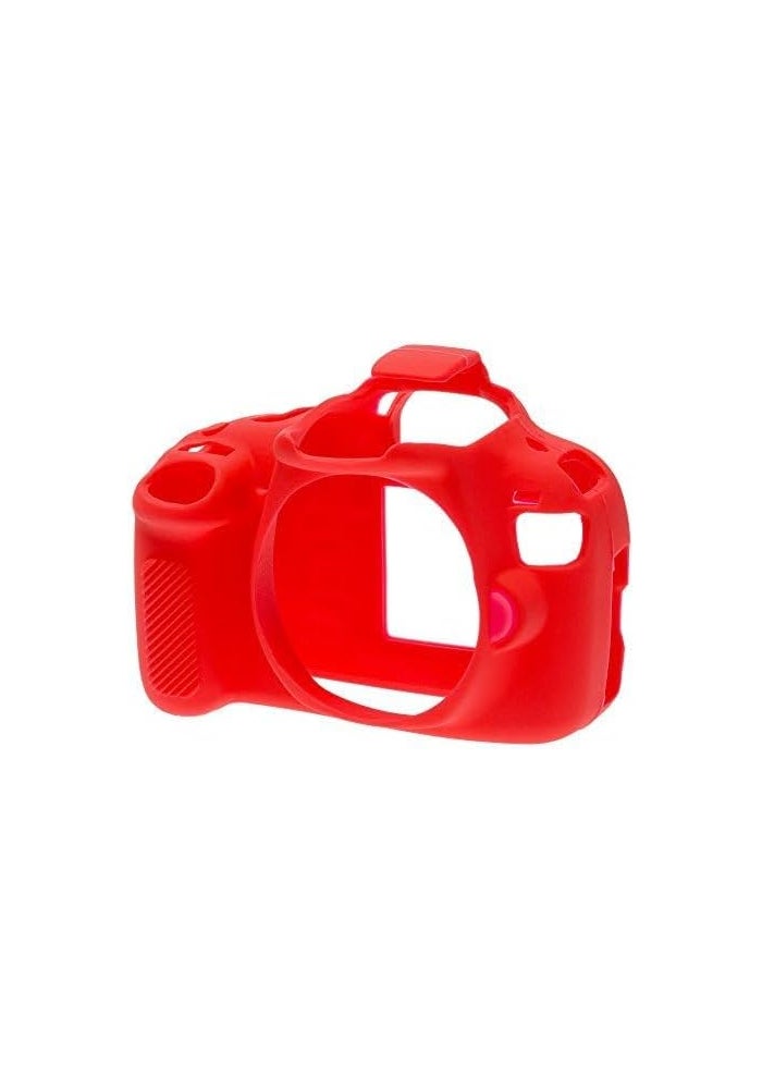 easyCover غطاء سيليكوني سهل الاستخدام لكاميرا كانون EOS 1200D - أحمر - Image 2