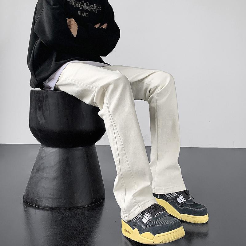 Unisex Classic Denim Jeans Loose Fit Daily Outdoor Wear - Image 1