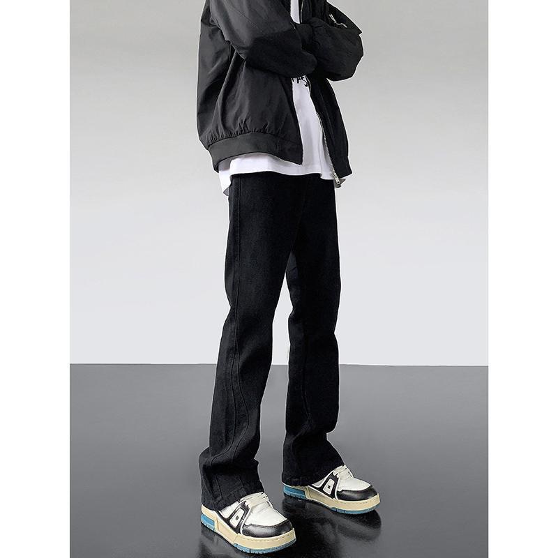 Unisex Classic Denim Jeans Loose Fit Daily Outdoor Wear - Image 3