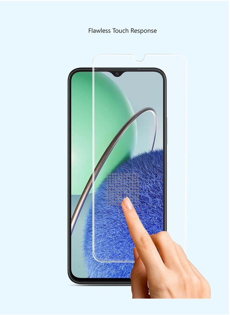 Techie HD Tempered Glass Screen Protector for Huawei Nova Y61 - Anti Reflection Anti Bubbles 9H Hardness 0.33 mm Rounded Edges Easy Installation  - Image 3