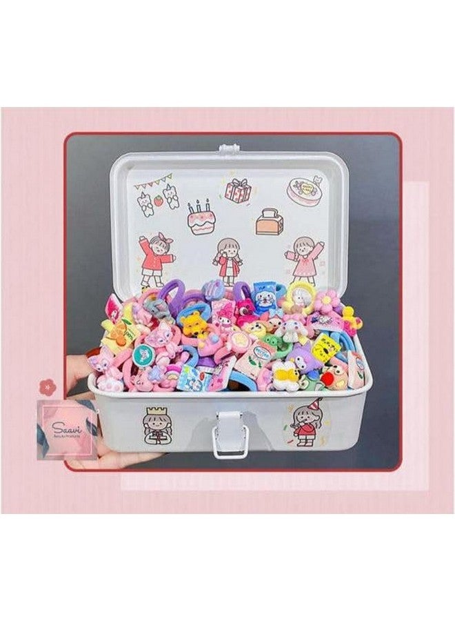 Radhya Accessories Cute Charms Kids Rubberbands Hairties for toddlers hair rubberbands for Girls Hairbands for kids (Pack of 10) - Image 3