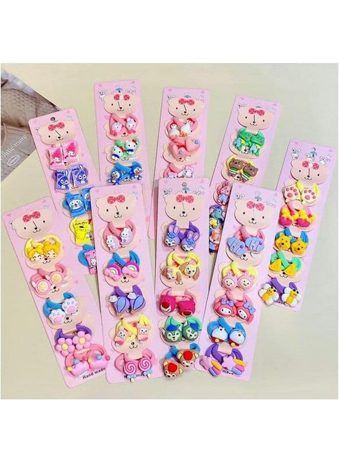 Radhya Accessories Cute Charms Kids Rubberbands Hairties for toddlers hair rubberbands for Girls Hairbands for kids (Pack of 10) - Image 1