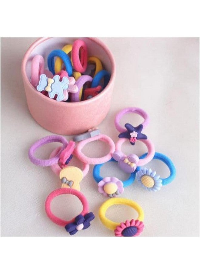 Radhya Accessories Cute Charms Kids Rubberbands Hairties for toddlers hair rubberbands for Girls Hairbands for kids (Pack of 10) - Image 2