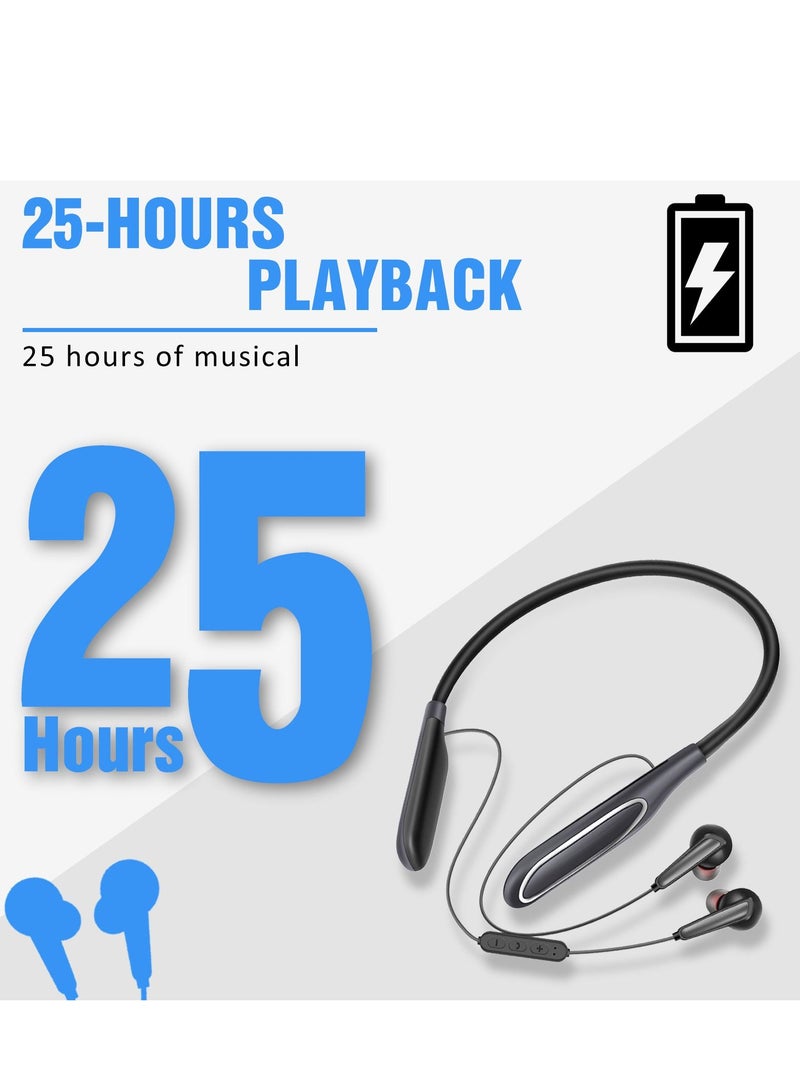 GULFLINK Wireless Neckband Earphone Black - Image 2