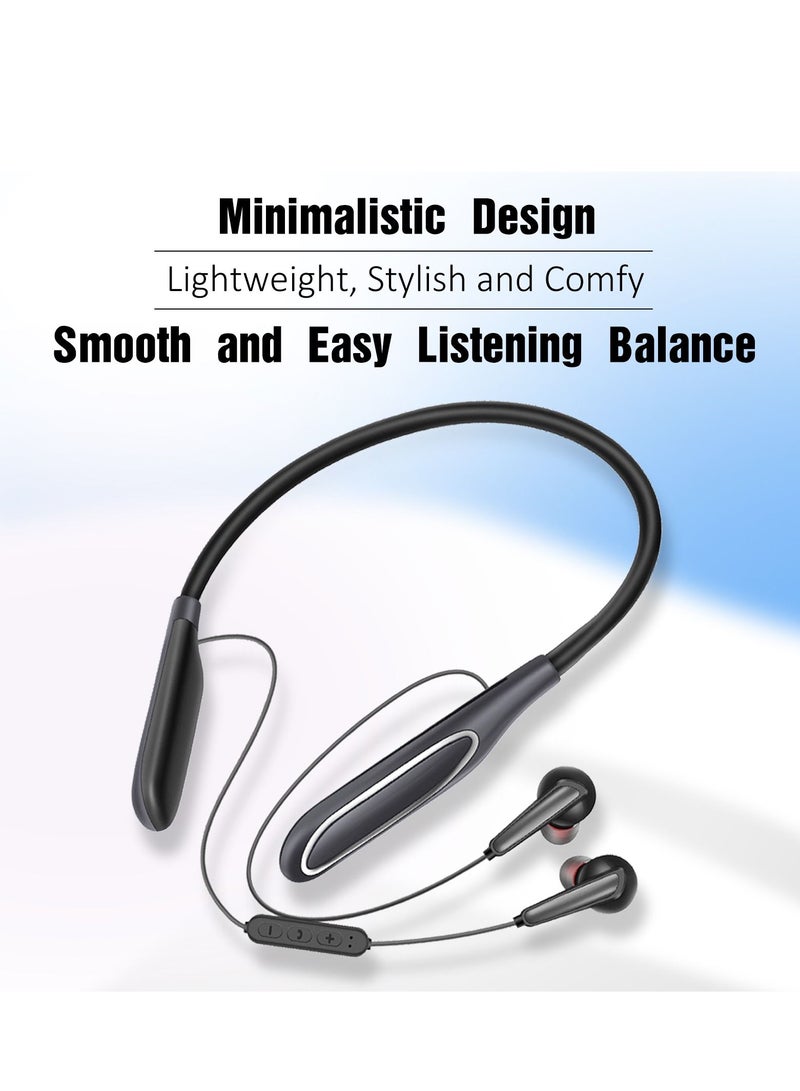 GULFLINK Wireless Neckband Earphone Black - Image 5