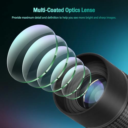 Astromania Zoom Eyepiece for Telescope, 7-21mm Zoom Lens Variable Power & Multi-Coated Design for Planetary & Deep Space Observation Compatible with Telescope That Accepts Telescope Eyepiece 1.25 Inch - Image 4