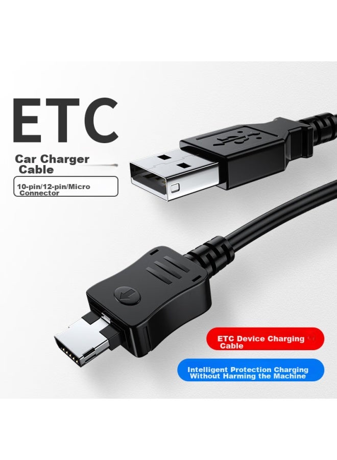 Ten Flashes Shan, Suitable For Etc Charging Cable, Car Data Cable, Yu Tong Card, Yi Su Tong, Zhongyuan Tong, Su Tong Card, Wan Ji Jin, Lutong Charger, Fast Charging Cable, 10 Pins, 5 Pins Each Top And Bottom - Image 5