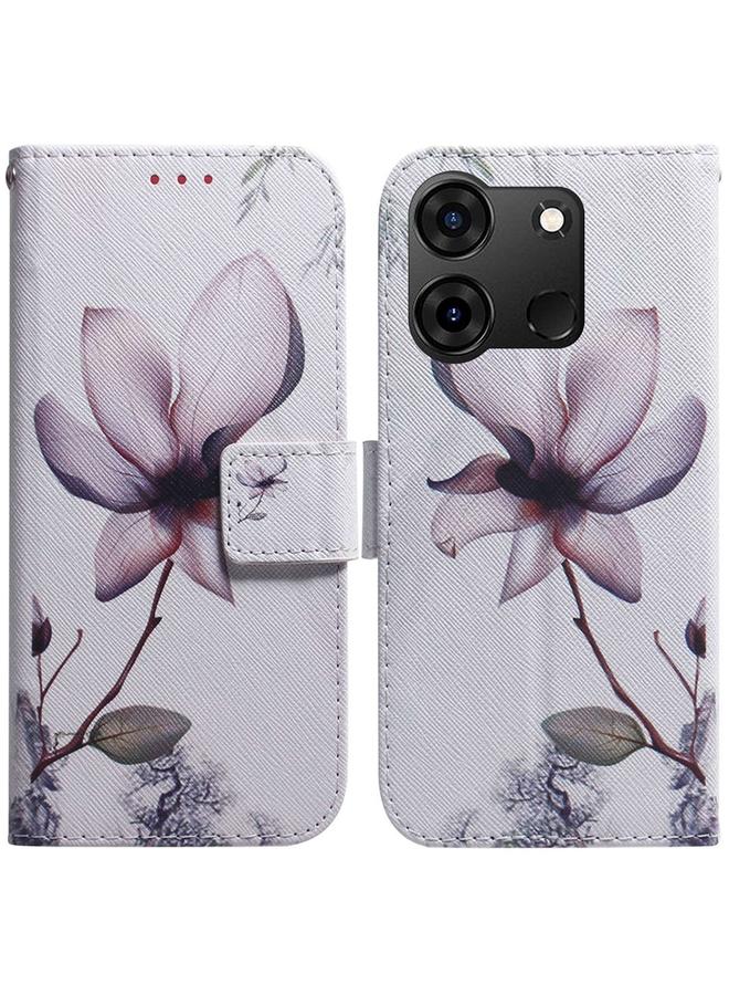 اس-توب جراب لهاتف Infinix Smart 7 الهند / 7 Plus، جراب هاتف جلدي قابل للطي برسومات ملونة - Image 1