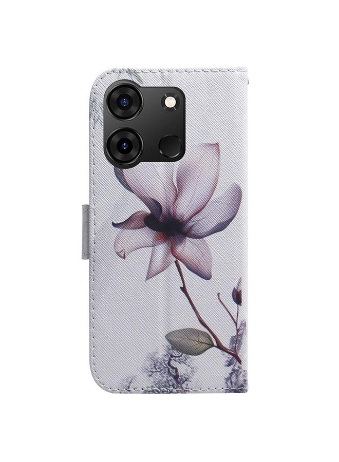 اس-توب جراب لهاتف Infinix Smart 7 الهند / 7 Plus، جراب هاتف جلدي قابل للطي برسومات ملونة - Image 3