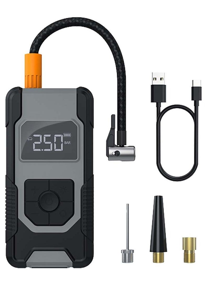 Denx 120W Cordless Car Tire Air Inflator With Portable Charger High Bright LED Flashlight And Powerful Rechargeable Lithium Battery - Image 1