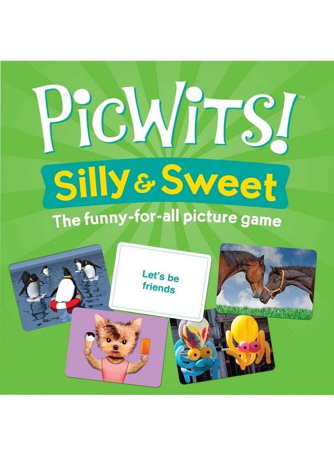 MindWare PicWits, Funny Quick Wit Picture Captioning Card Game, Quick 30-Minute Game Play, Ages 5 and up - Silly & Sweet - Image 2