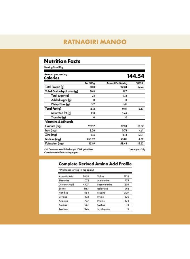 Cosmix No-Nonsense Plant Protein | 23g Protein/Serve | Ratnagiri Mango | Pea & Rice Isolate | Easy To Digest | All Essential Amino Acids - 1kg (500g x 2) - Image 5