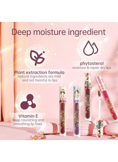 CATKIN Semi Matte Liquid Lipstick Lip Gloss For Women Tinted High Pigmented Waterproof Long Lasting Moisturizing Smooth Velvet Effect (C13)  - Image 5