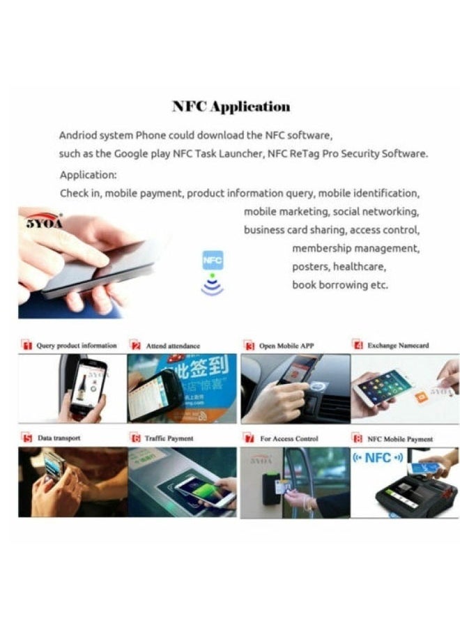 Generic - 10/20/50pcs NTAG215 NFC Blank RFID TagMo Amiibo Games Android Access Control - Image 1