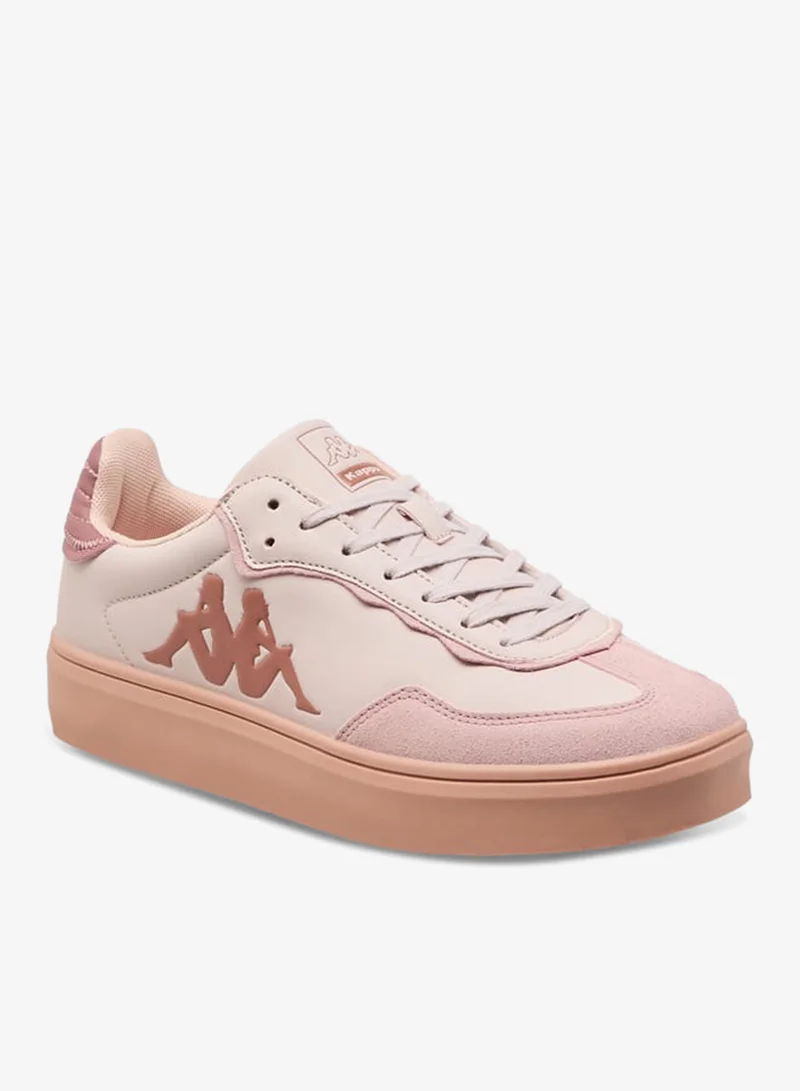 كابا أحذية رياضية نسائية بشعار بارز وإغلاق برباط