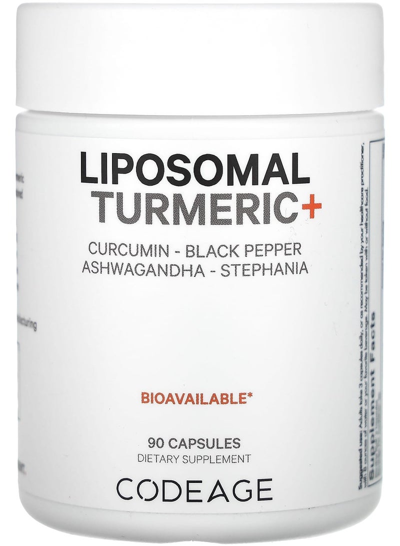Codeage Liposomal Turmeric+, 90 Capsules