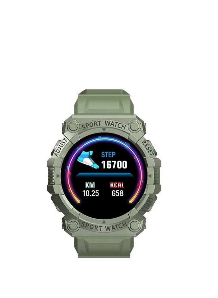 AROAQ Smart Watch, Green Large Display Bluetooth Calling Rugged Smartwatch,  Ip68 Touchscreen Fitness Smart Watch For Ios And Android - Image 1