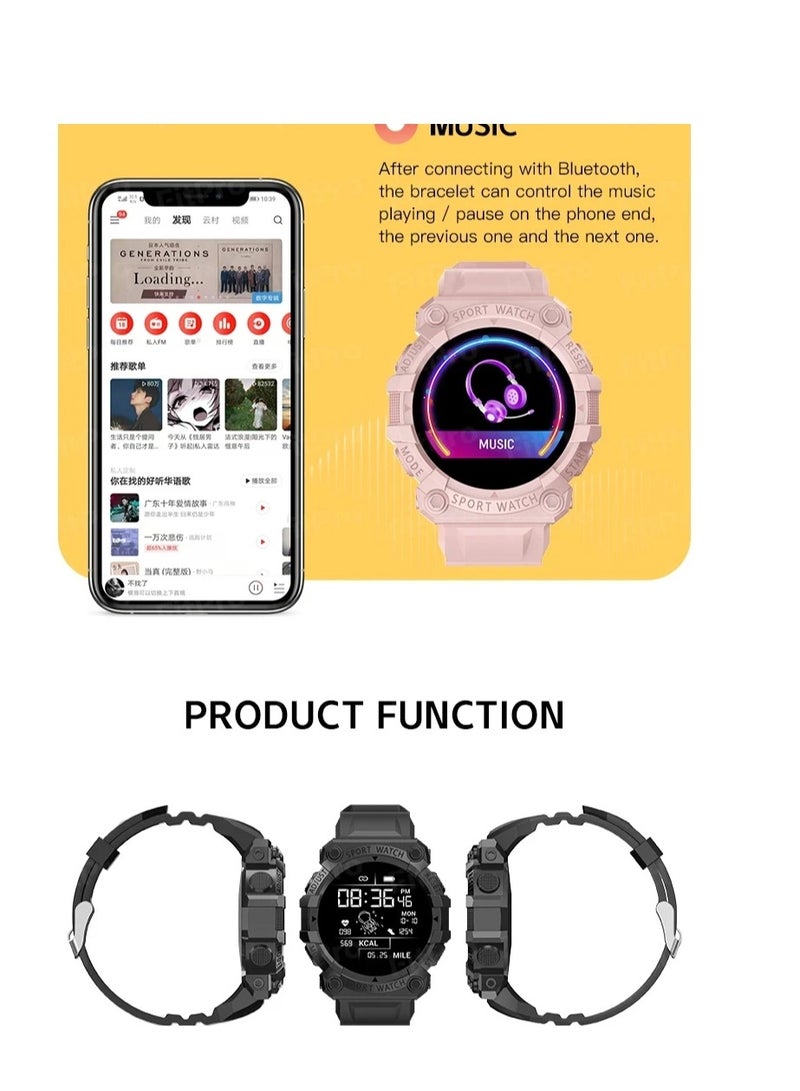 AROAQ Smart Watch, Green Large Display Bluetooth Calling Rugged Smartwatch,  Ip68 Touchscreen Fitness Smart Watch For Ios And Android - Image 4