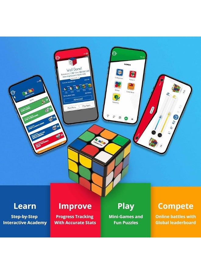 GoCube The Original Rubikâ€™s Connected - Smart Digital Electronic Rubikâ€™s Cube That Allows You to Compete with Friends & Cubers Across The Globe. App-Enabled STEM Puzzle That Fits All Ages and Capabilities - Image 2