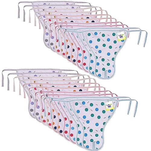 Toddylon Baby Products New Born Baby Clothes | Cloth Diapers | Langots | Nappies | Cotton | Reusable | Washable | Nappy (0-6 Months, Pack of 20) - Image 2