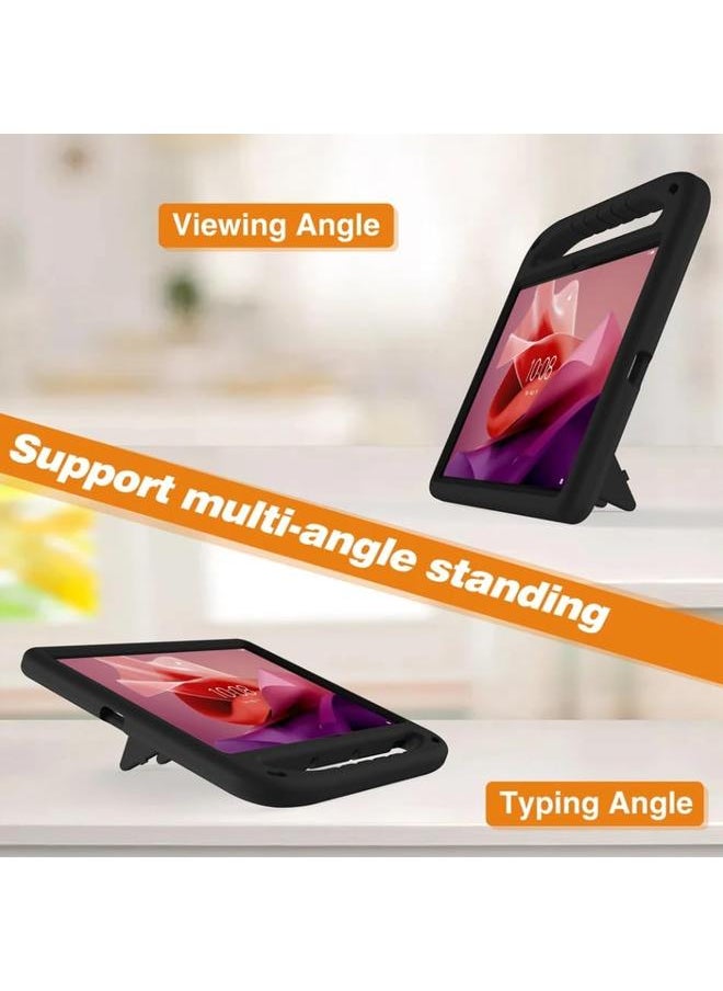 erorex - Tablet Case Compatible With Lenovo Tab P12 12.7 Inch Tb370Fu 2023 Kids Friendly Lightweight Eva Shockproof Handle Stand Protective Cover Blue - Image 1