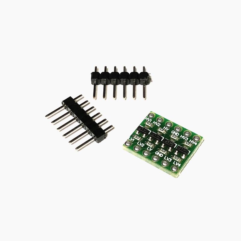 Teyleten Robot 4 Channels Logic Level Converter Bi-Directional Module Shifter I2C IIC 3.3V - 5V for Arduino Green 50PCS - Image 2