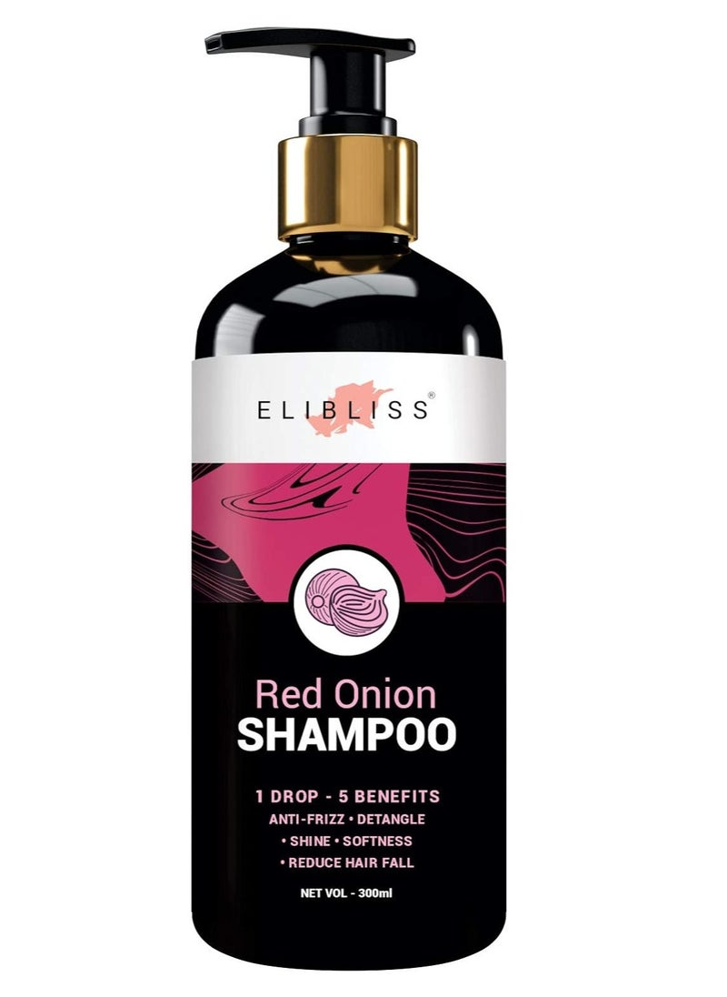 ELIBLISS ELIBLISS Red onion Shampoo 300ML And Conditioner 300ML for Hair Growth Hair Fall Control  - Image 2