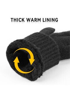 Depend Winter Gloves For Men And Women, Thermal Gloves With Touch Screen Finger, Windproof Warm Glove For Cold Weather For Driving, Running, Cycling, Hiking  - Image 2
