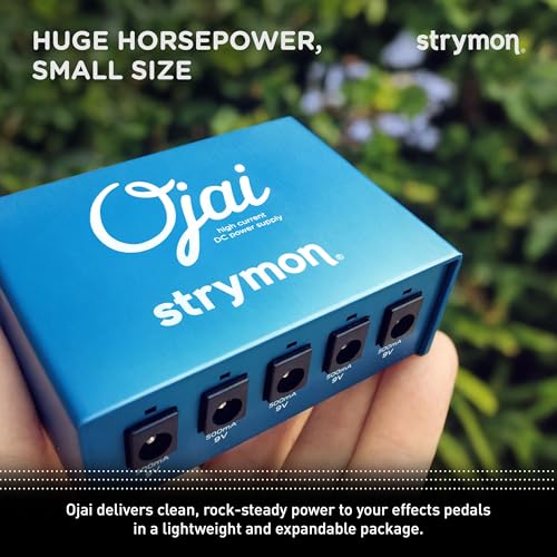 Strymon Ojai Guitar Effects Pedal Power Supply For Pedalboards with Five High-Current 500mA Outputs, Expandable - Image 3