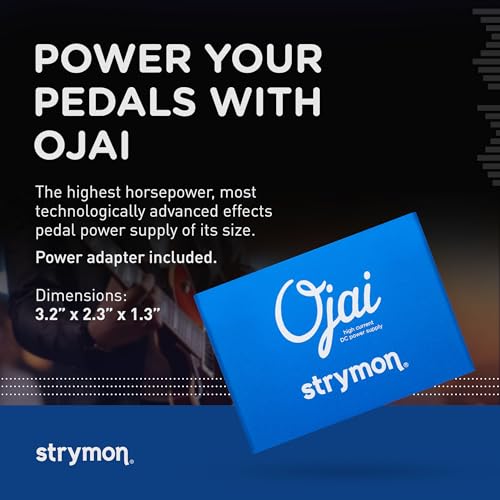 Strymon Ojai Guitar Effects Pedal Power Supply For Pedalboards with Five High-Current 500mA Outputs, Expandable - Image 2