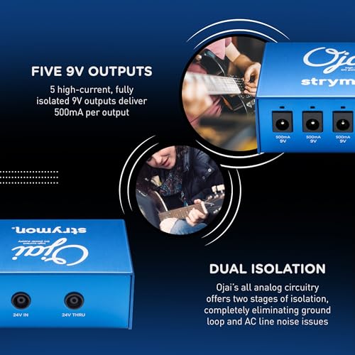 Strymon Ojai Guitar Effects Pedal Power Supply For Pedalboards with Five High-Current 500mA Outputs, Expandable - Image 4