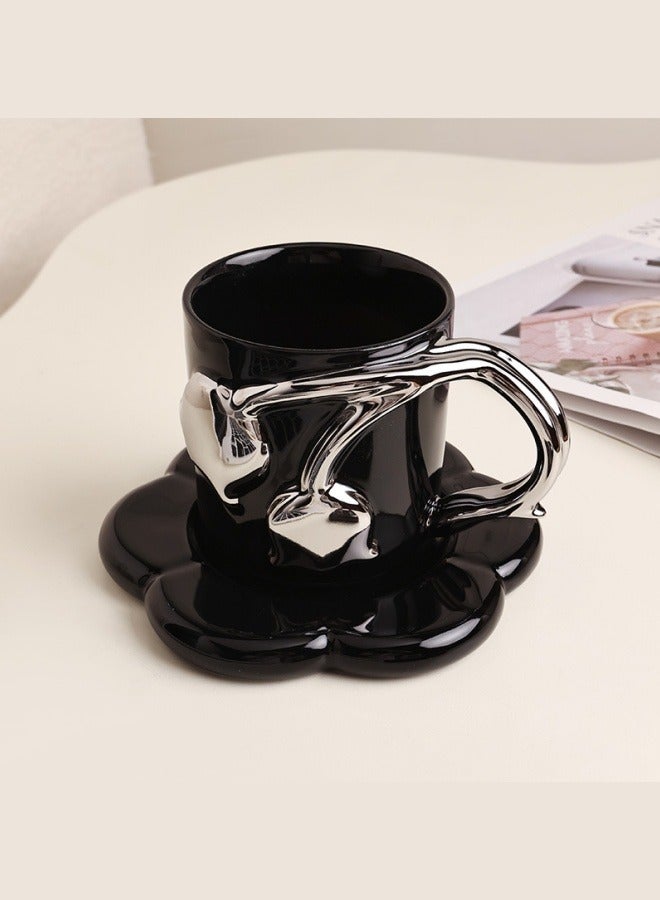 Camelback ceramic ins bell lily mug coffee cup drinking cup high-value ceramic water cup