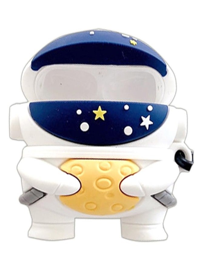 JCSMARTEC Silicone Case for Airpods Pro, Cute Funny Astronaut Protective Soft Rubber Cover Skin with Keychain (Astronaut Cookies) - Image 1