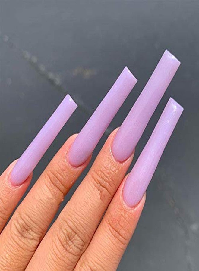 YIMART 500pcs XL Fake Nails Premium Square Clear Tips Nail Art C Tips French Acrylic Long C Curve False Nails for Gel Polish (Natural XL Long) - Image 4