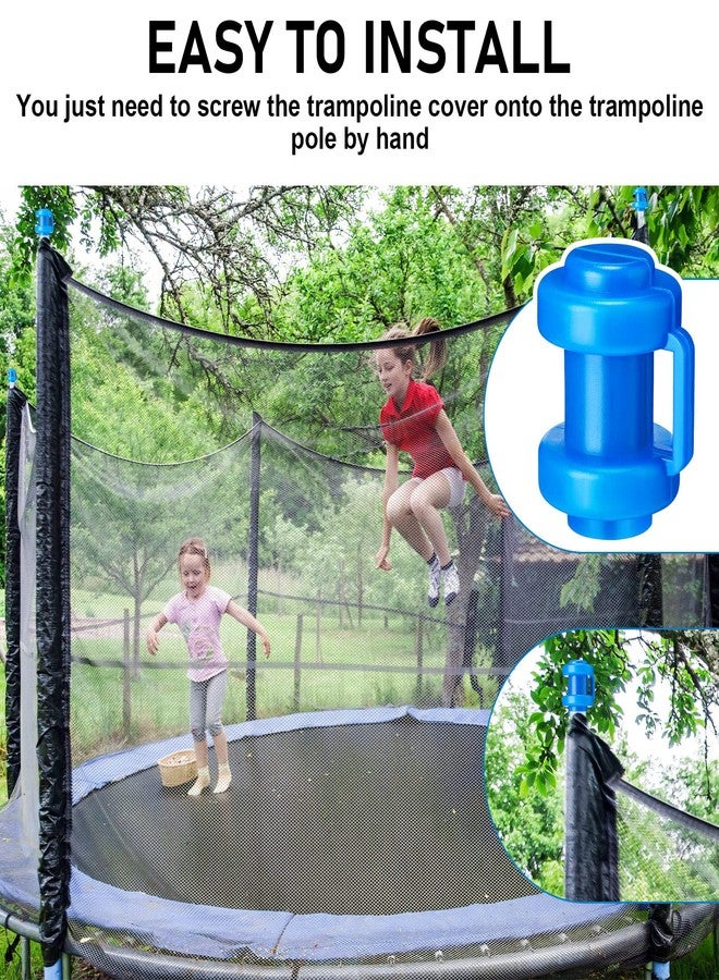 Lanties 12 Pcs Trampoline Caps - 1 Inch Diameter Enclosure Net Pole Caps & Replacement Poles for Safety Accessories - Image 4