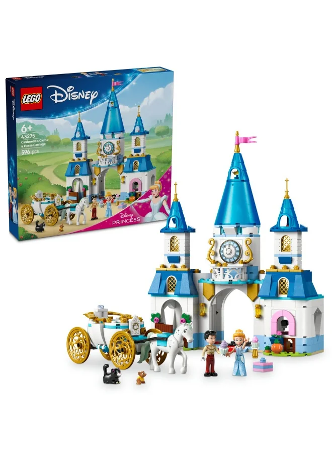 ليغو لعبة بناء قلعة سندريلا وعربة الخيول من ليغو® Disney Princess 43275