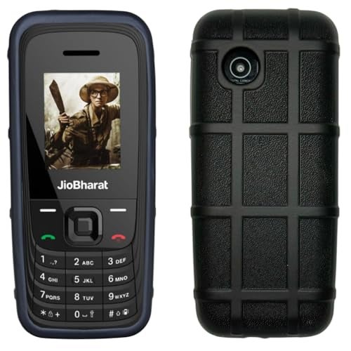 ZAOMA Premium Back Case TPU Cover Compatible for Jio Bharat V4 4G Model No.: JBV191M2 Keypad Mobile Feature Phone Rugged Case - Image 1